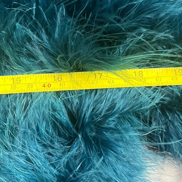 Yumi Kim Away We Go Jacket Womens Size XS Fur Feather Cropped Event Holiday Ink - Picture 4 of 8